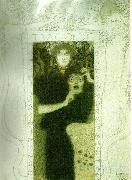 Gustav Klimt tragedin Sweden oil painting artist